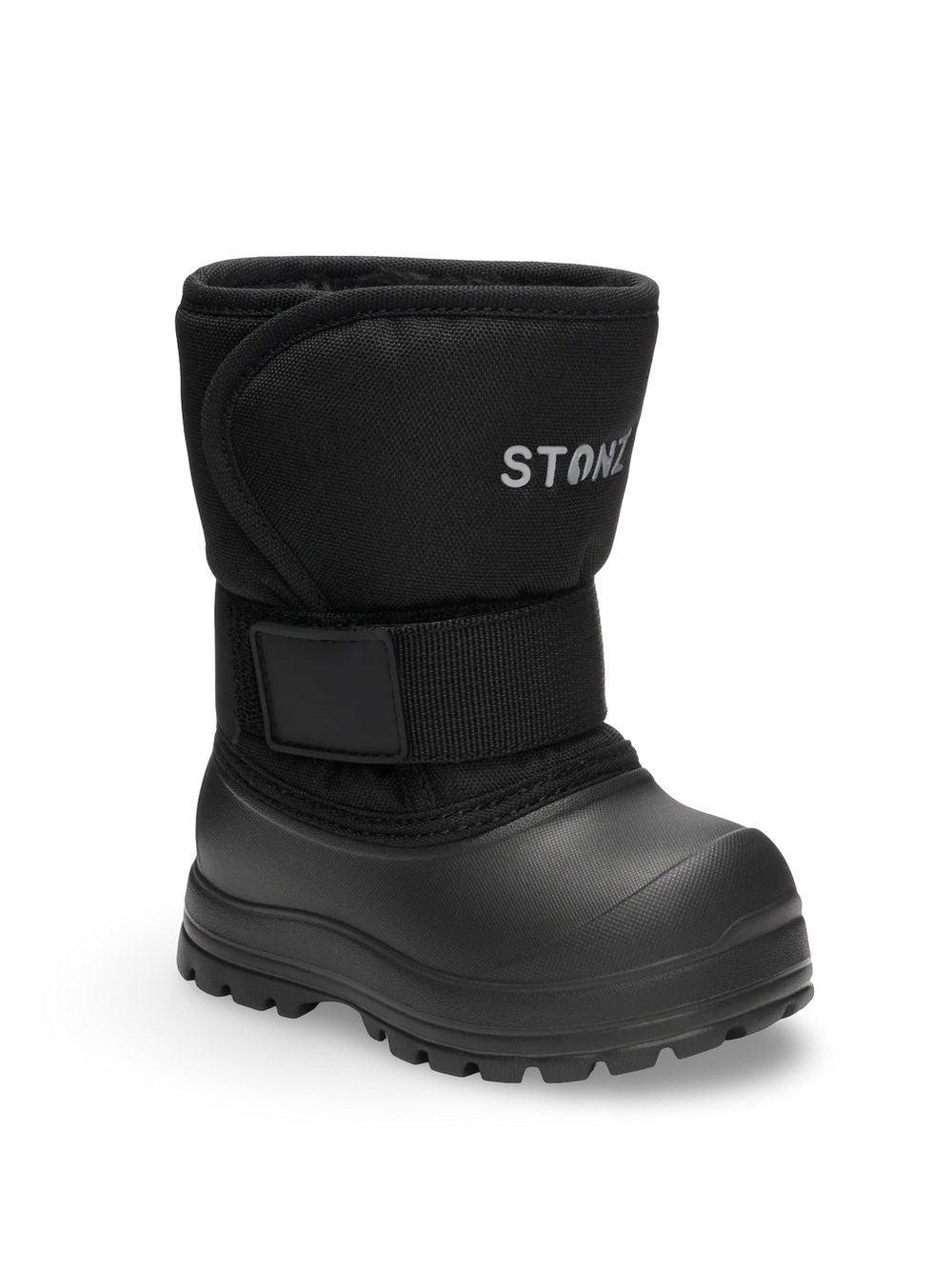 Stonz Black Toddler Snow Boot with Velcro Strap